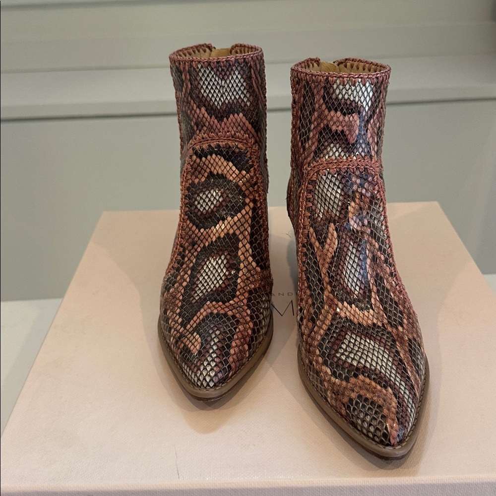 Alexandre Birman Benta Python Bootie - Picture 11 of 12